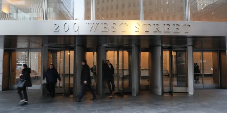 Goldman headquarters at 200 West St.