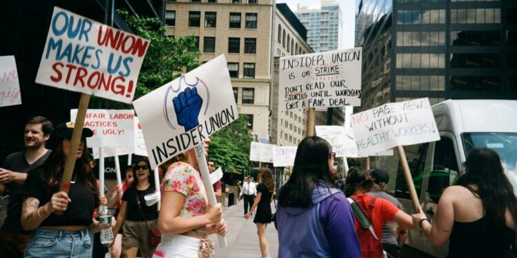 Union members have been on strike for nearly two weeks before reaching an agreement with Insider -- with one staffer asking, "what kind of employer lets that happen?"