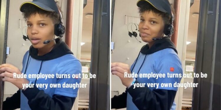 McDonald's drive thru worker rude to customer who turns out to be her mom