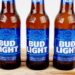 Row of Bud Light bottles