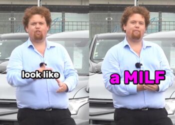 Social media star Kiedis Haze acted as a car salesman in the controversial ad.