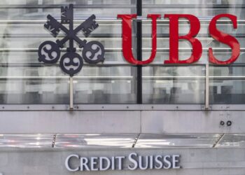 UBS and Credit Suisse logos
