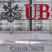 UBS and Credit Suisse logos