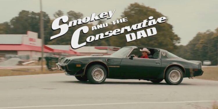 Ultra Right's latest ad, titled "Smokey and the Conservative Dad," is a parody on the 1970s film "Smokey and the Bandit," and throws a lot of shade at Bud Light.