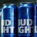 Cans of Bud Light beer