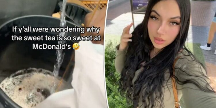 McDonald's employee reveals how iced tea is really made