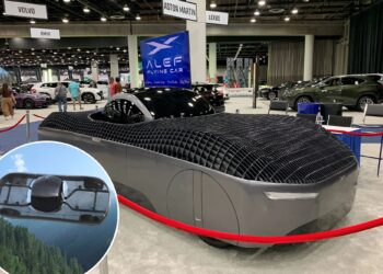 Alef Aeronautics's flying car soars at Detroit Auto Show