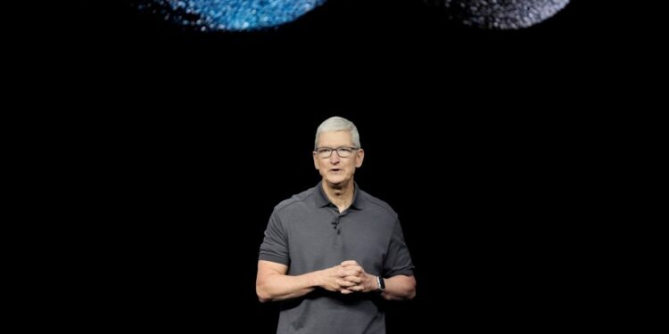 Apple CEO Tim Cook on Tuesday.