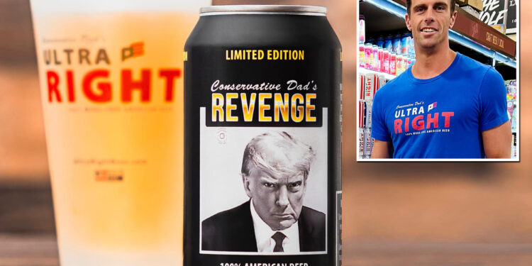 Beer can with Trump's mugshot pulls in 'record-breaking sales'