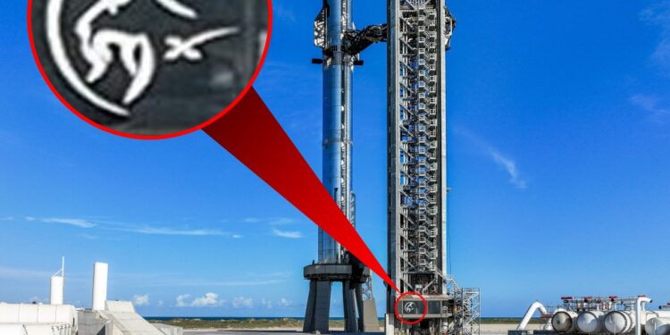Users on social media first pointed out the nearly-identical logo after a photo of SpaceX's team posing in front of a launchpad in Texas began circulating on X, formerly known as Twitter.