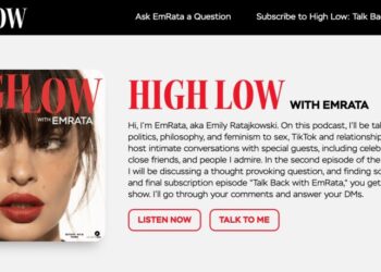"High Low with EmRata," which premiered less than one year ago, has been cancelled the same week Sony Group laid off a "significant percentage" of its podcasting division.