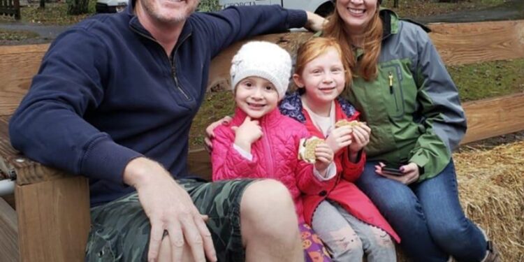 Philip Paxson and his family