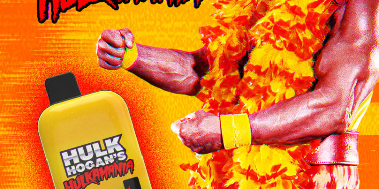 Hulk Hogan's Hulkamania flavored nicotine vape