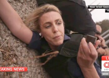 CNN slammed the fake video, which claimed that Ward and her team were acting for the camera.