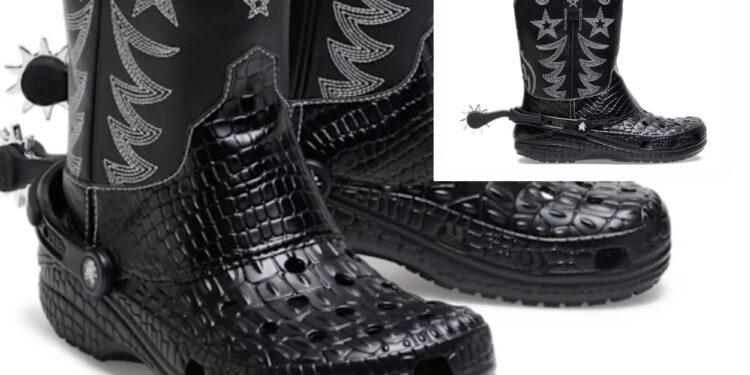 Crocs makes a fashion statement with new cowboy boot design