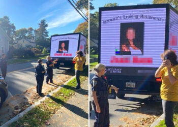 Harvard Israel-Hamas 'doxxing truck' parks outside of students' homes