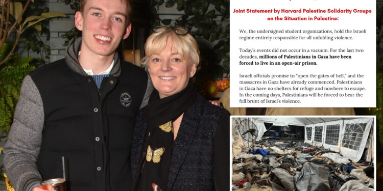Jo Malone's son is 'organizer' for Harvard Palestinian group behind anti-Israel letter