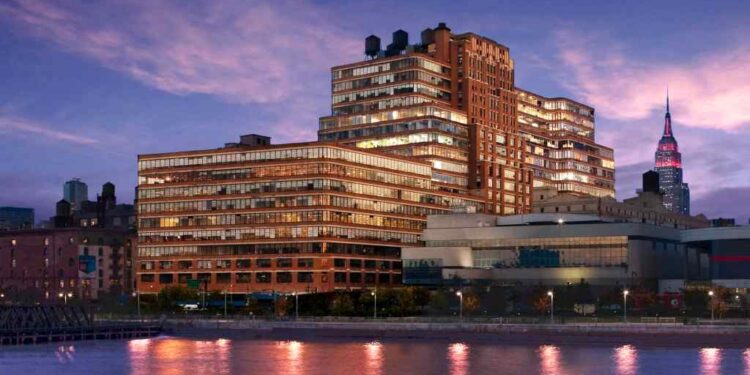 The Starrett-Lehigh Building is more than seventy percent leased.