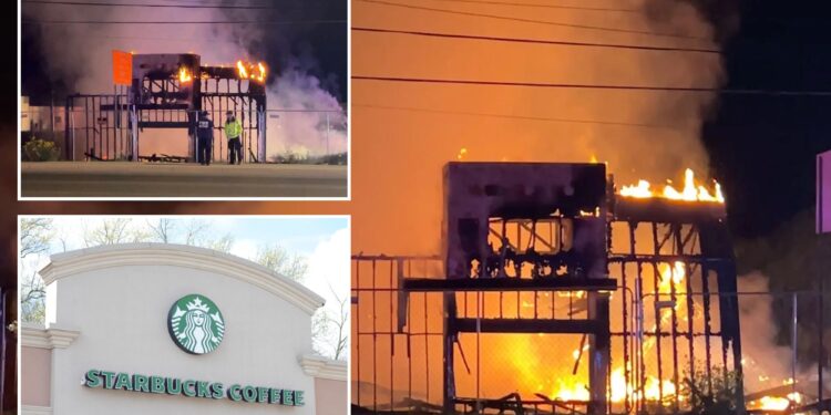 Starbucks opposed by New Mexico locals hit by fire again
