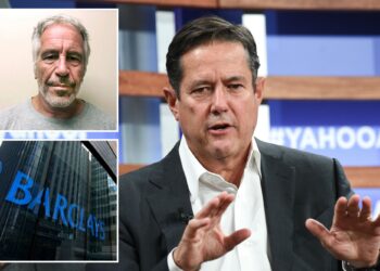 Barclays sued over ex-CEO's ties to Jeffrey Epstein