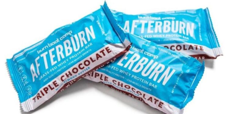 The company -- whose products are "baked by science" -- sells the protein bars at retail locations run by Burn Boot Camp, a gym franchise, throughout the nation.