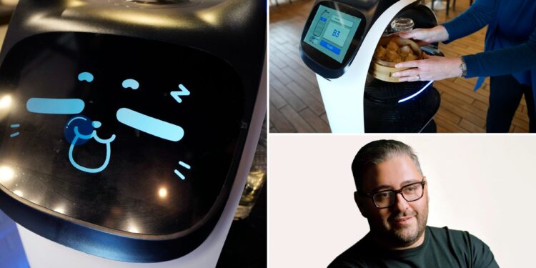 NYC restaurant turns to cat-eared robot to roll out food, draw crowd