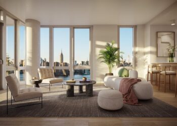 The luxury 60 Wharf Drive just began leasing 554 luxury apartments.