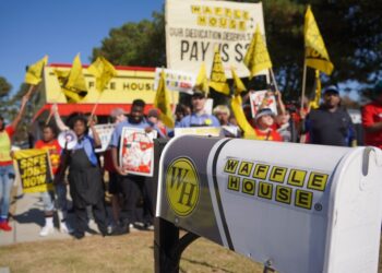 Many Waffle House employees don't eat their worth of the meal charge, the workers say.