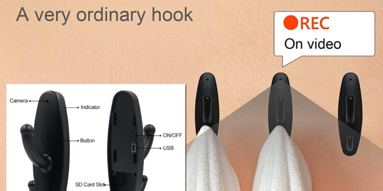 Amazon still sells clothes hook 'spy camera' used to watch girl