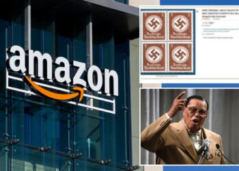 Nazi stamps, Louis Farrakhan books