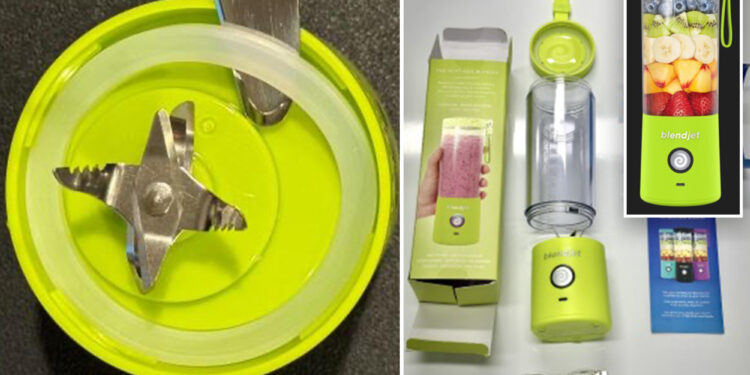 Nearly 5M BlendJet portable blenders recalled over fire risks