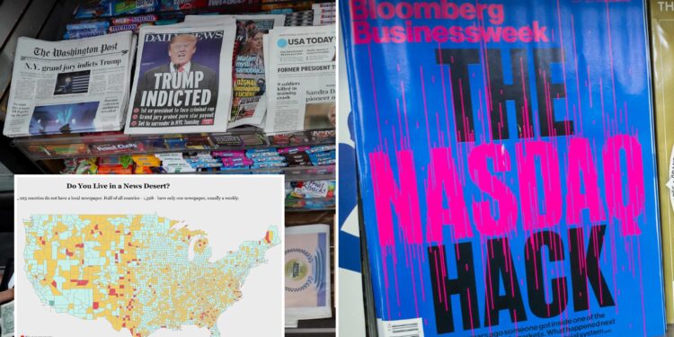 'News deserts' grow as outlets slash 2,700 jobs