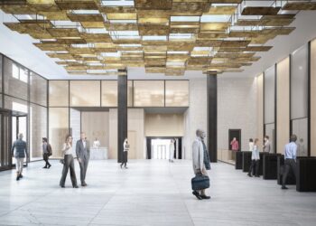 Rendered interior of 450 Lexington Ave.