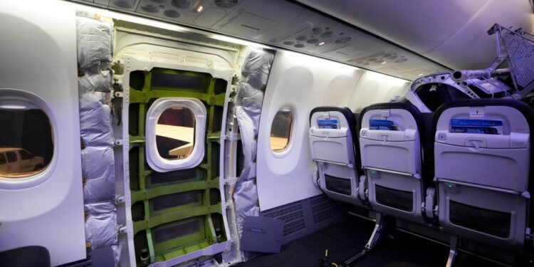 Boeing is inspecting its 737 Max's after a mid-air blowout of a cabin panel earlier this month.