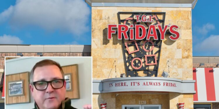TGI Fridays abruptly closes 36 'underperforming' restaurants