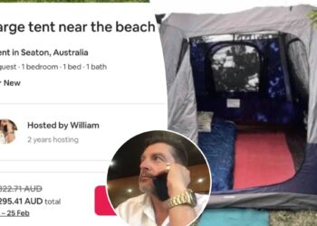 Airbnb features a nearly $200 listing -- for a tent in a backyard