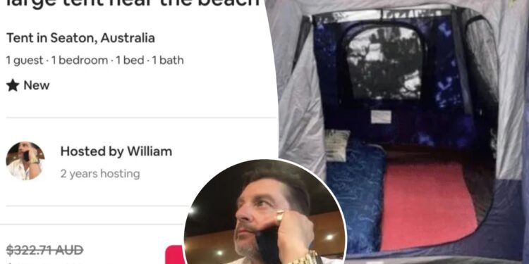 Airbnb features a nearly $200 listing -- for a tent in a backyard