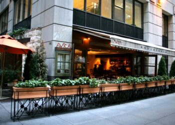 Avra will have over 20,000 square feet, including 6,000 outdoors, at the Farley Building.