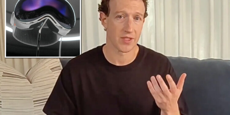 Mark Zuckerberg mocks Apple 'fanboys' in takedown of 'Vision Pro' headset