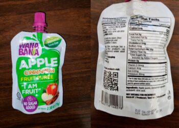 North Carolina parents Nicole Peterson and Thomas Duong sued WanaBana after alleging that its fruit puree pouches gave their two toddlers lead poisoning, according to a lawsuit filed in Florida on Sunday.