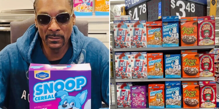 Snoop Dogg sues Walmart for sabotaging cereal brand by hiding it in stock rooms