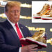 Trump announces 'official sneaker' selling for $399 a pair in surprise appearance following $355M NY civil fraud trial outcome