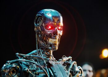 Robot from "Terminator" film