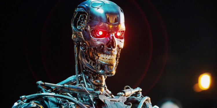 Robot from "Terminator" film