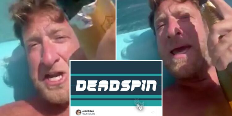 Barstool's Dave Portnoy drinks champagne to celebrate fall of Deadspin