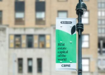 CBRE rolls out new-look 'Real Estate Capital of the World' banners across city