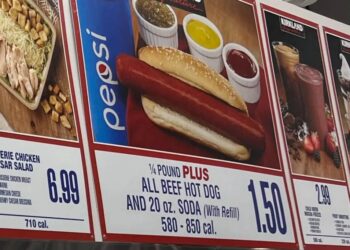 Departing Costco CFO Richard Galanti said the retailer's $1.50 hot dog and soda combo deal is "probably safe for a while."