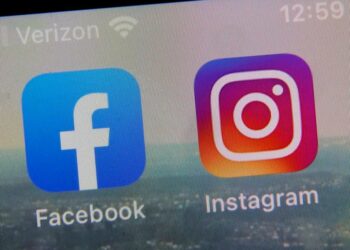 Facebook and Instagram logos