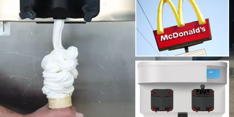 Feds side with McDonald's franchise owners in battle to fix ice cream machines