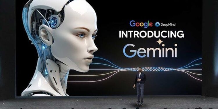 CEO Sundar Pichai discussing Gemini